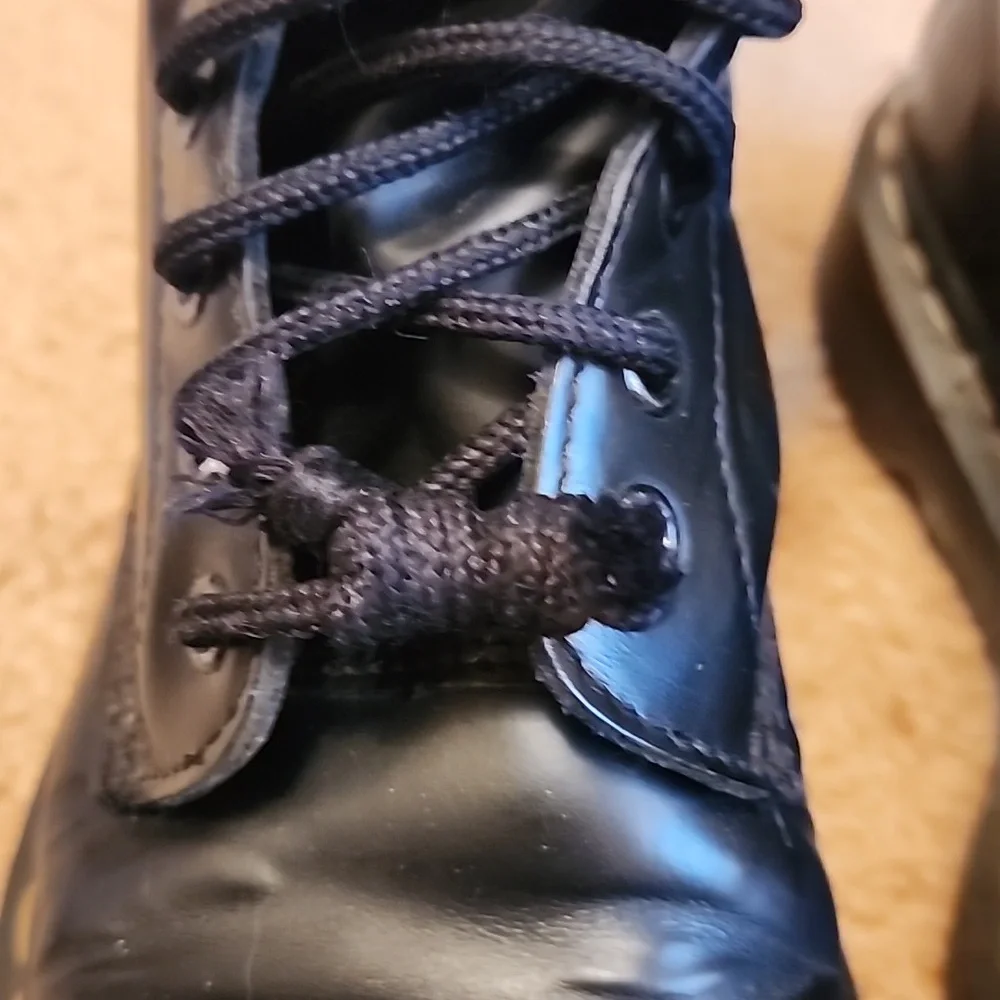 Dr. Martens 20 eyes 9663 Moto Lace-up Boots - Picture 6 of 16